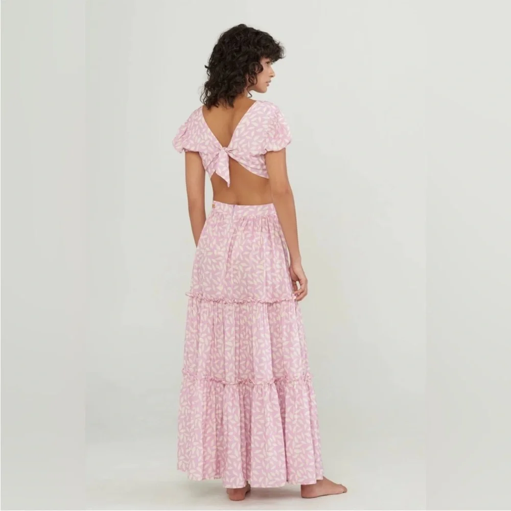 Palmacea Lavanda Hoop Dress Cover Up Macarena size XS Resort Summer NWT Colombia - Picture 7 of 11